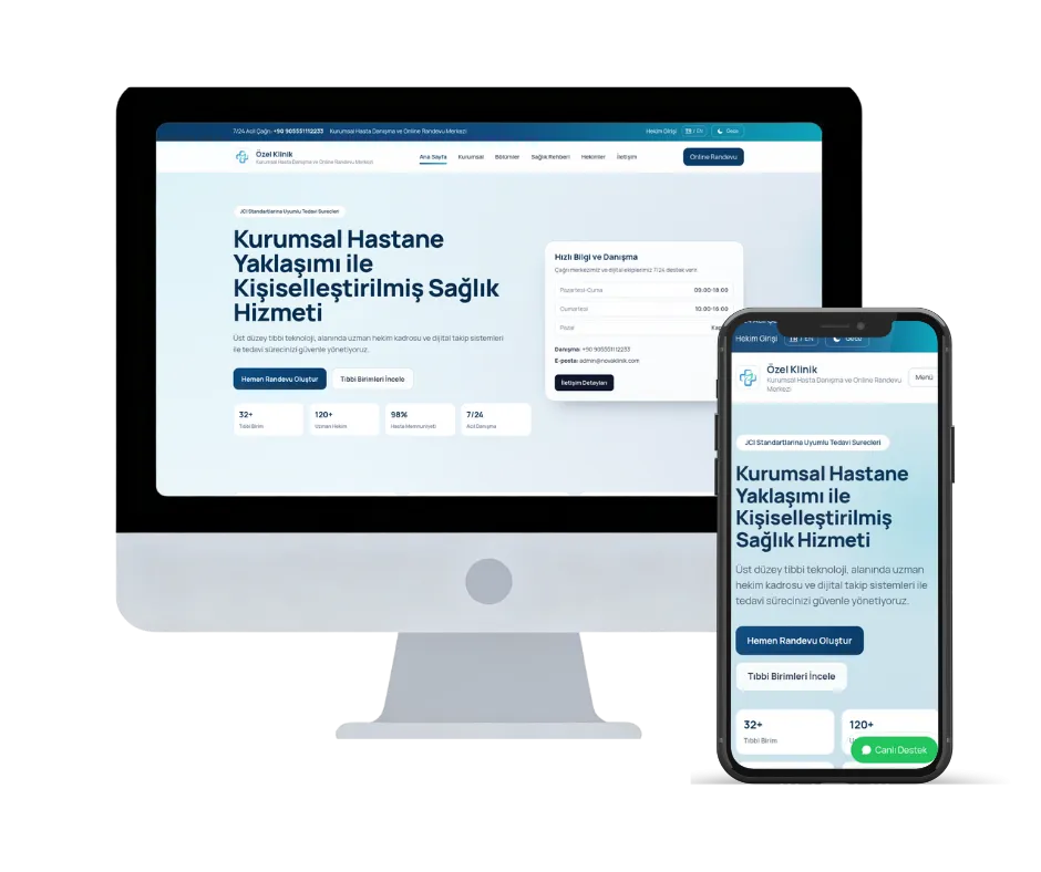 Online Randevu ve Klinik Otomasyon Sistemi